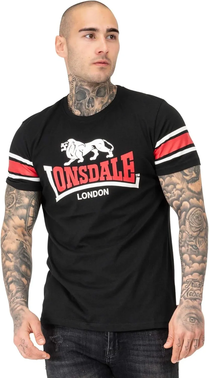 Lonsdale ▫️ T-shirt Hempriggs para homem