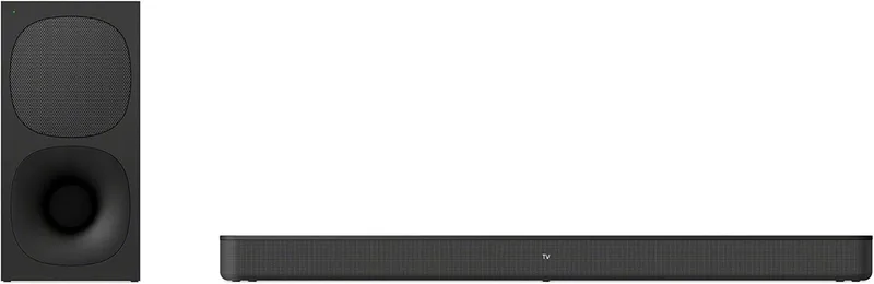 Sony ▫️ HT-S400 Barra de som de 2.1 canais com um potente subwoofer sem fios e tecnologia de altifalantes X-Balanced, Preto, 330 W + Sub