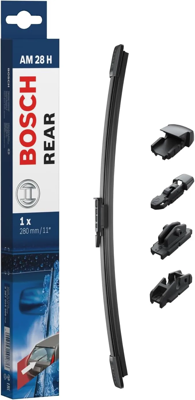 Bosch ▫️ Limpador de pára-brisas traseiro AM 28 H com excelente desempenho de limpeza - Escova de substituição individual para o pára-brisas traseiro, 28 cm
