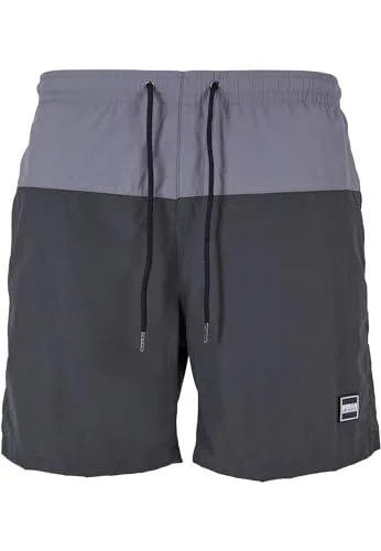 Urban Classics ▫️ Calções de banho para homem Block Swim Shorts, calções de banho para homem, de secagem rápida, disponíveis em várias cores, tamanhos XS-5XL 7