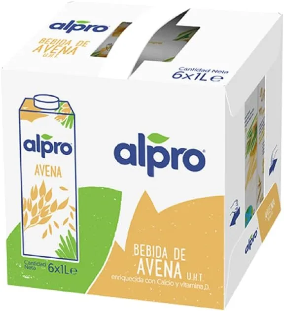 Alpro ▫️ Bebida Vegetal de Aveia 8x1L
