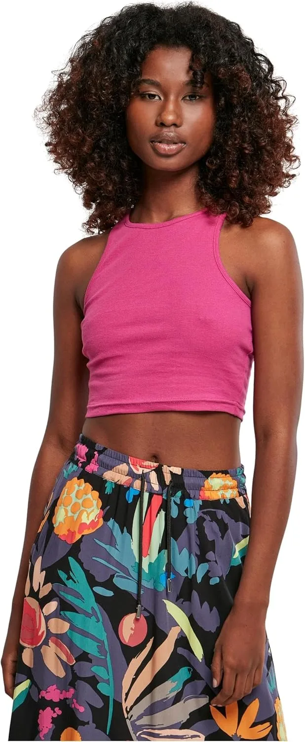 Urban Classics ▫️ Camisola sem mangas de algodão para mulher, tops casuais para ioga e fitness, top básico em várias cores e tamanhos: XS-XL