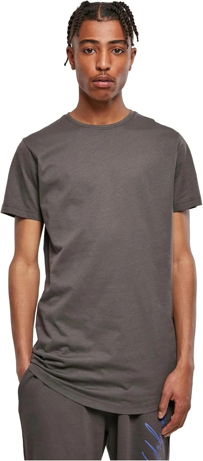 Urban Classics ▫️ Camisola comprida para homem Preto Camisola de corte regular