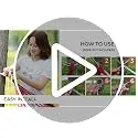 MAGIC SELECT ▫️ Rede de algodão para jardim, terraços, viagens e parques de campismo. Rede ao ar livre para 2 pessoas, com saco de transporte incluído. (Peso até 150 kg - Dimensões: 150 x 180 cm) 7