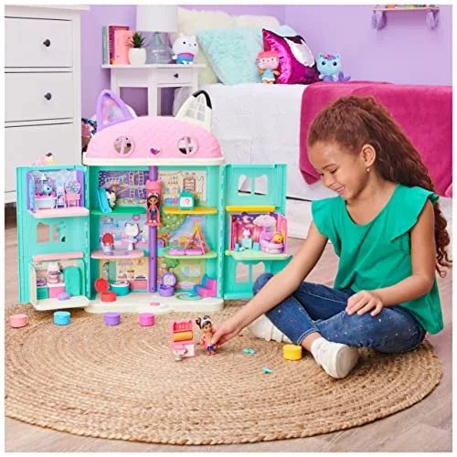 DREAMWORKS GABBY'S DOLLHOUSE ▫️ A CASA DE BONECAS DA Gabby - Estúdio de Arte - Estúdio de Arte da Casa das Bonecas da Gabby com 2 bonecas, 2 acessórios, 1 caixa surpresa e um móvel - 6062025 - Brinquedos para crianças a partir dos 3 anos 3