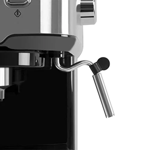 Orbegozo ▫️ EX 5500 - Máquina de café expresso e cappuccino, 20 bar de pressão, termómetro, depósito removível de 1,5 L, vaporizador, 1100 W, aço inoxidável 5