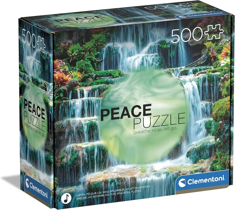 Clementoni ▫️ Puzzle 500 peças Mindfulness, The Flow, Puzzle para adultos Relaxar o movimento (35117)