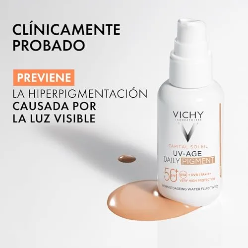 VICHY ▫️ Capital Soleil UV-Age Daily, Pigment, tom claro, FPS 50+, 40 ml 5