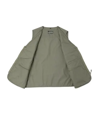 Yukirtiq ▫️ Coletes de pesca respiráveis para homem, com vários bolsos; coletes táticos leves; coletes de trabalho; coletes para caça e caminhadas; coletes de secagem rápida 4