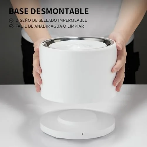 PETKIT ▫️ EVERSWEET Bebedouro para Gatos, Aço Inoxidável, Bomba Sem Fios, Controlo por Aplicação, Beberouro de 1,8 L para Gatos/Cães, Ultrassilencioso, Filtro Triplo, 3 Fluxos de Água, Não Favorece a Proliferação de Bactérias 3
