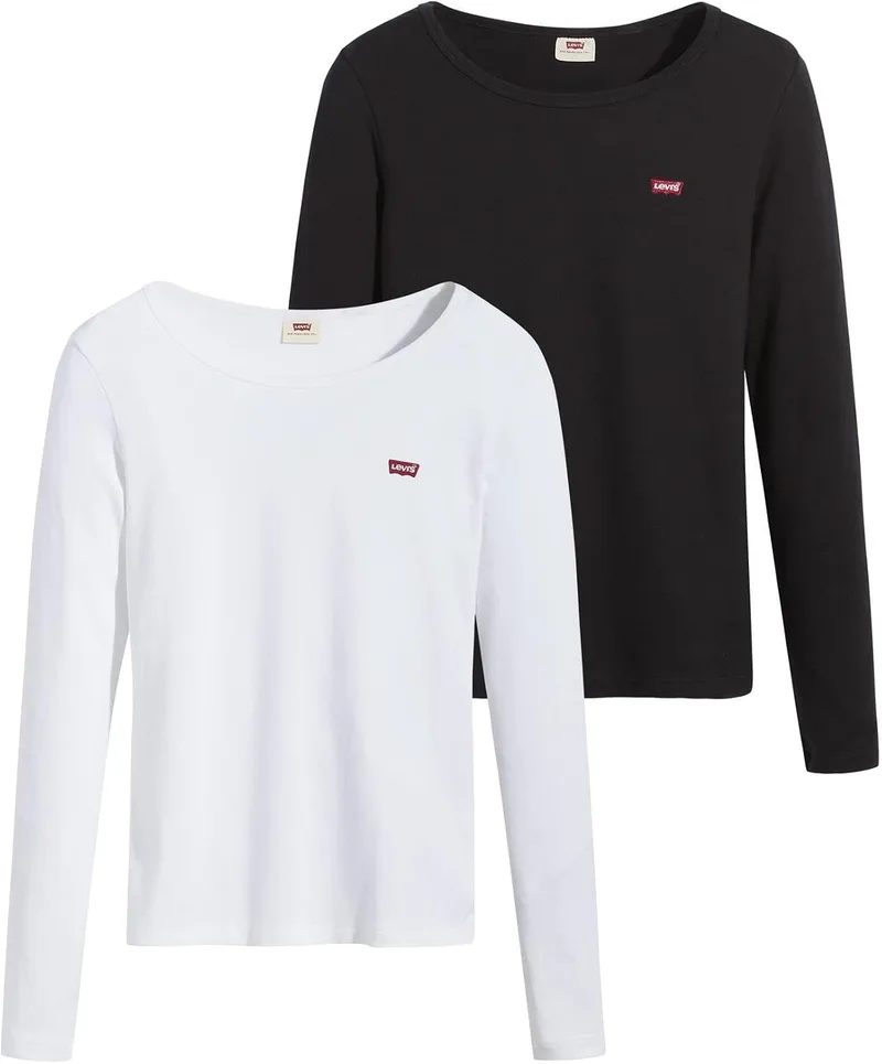 Levi's ▫️ Conjunto de 2 camisolas de manga comprida para mulher