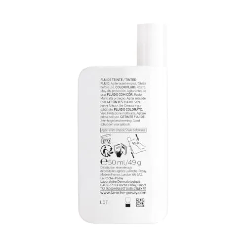 La Roche-Posay ▫️ Protetor solar, FPS 50+, previne o stress oxidativo, resistente à água, ao suor e à areia, fórmula com Mexoryl 400, fluido invisível, Anthelios UV-MUNE 400, 50 ml 3