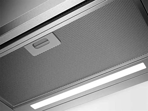 AEG ▫️ DPE5660M Exaustor extraível, 60 cm, 3 velocidades + modo intensivo, Potência até 660 m³/h, Nível de ruído de 60 dB(A), Painel incluído, Luzes LED, Aço inoxidável, Classe A 5