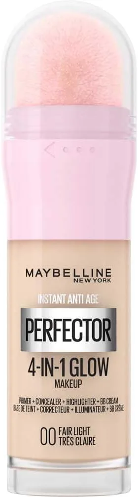 MAYBELLINE ▫️ New York Instant Perfector Glow 4 em 1, o brilho que se usa como se quer, tom 00 claro
