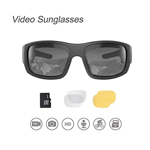 OhO sunshine ▫️ Óculos inteligentes OHO com câmara, gravação durante o carregamento, polarizados UV400, óculos com câmara HD 1080p, mãos-livres para o dia a dia, unissexo 2