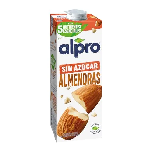 Alpro ▫️ Bebida Vegetal de Amêndoas sem Açúcar - Embalagem de 6 x 1 L 3