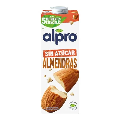 Alpro ▫️ Bebida Vegetal de Amêndoas sem Açúcar - Embalagem de 6 x 1 L 4