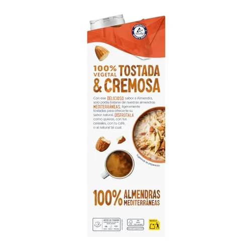 Alpro ▫️ Bebida Vegetal de Amêndoas sem Açúcar - Embalagem de 6 x 1 L 6