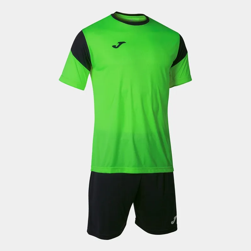 Joma ▫️ Conjunto Desportivo, 8XS - 3XL - Camisola de manga curta com gola redonda e calções com cintura elástica e cordão - Phoenix