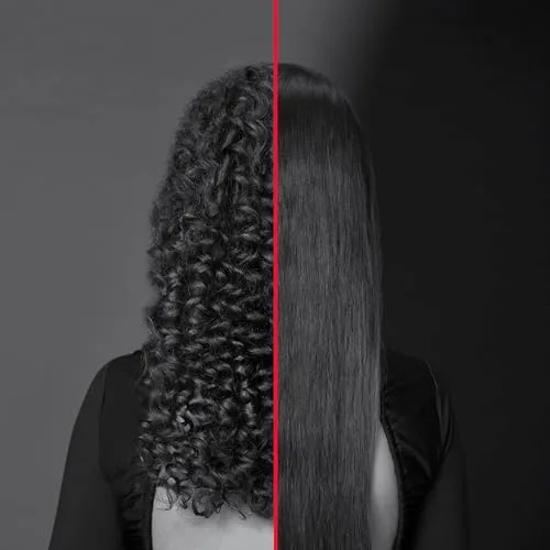 Rowenta ▫️ x Karl Lagerfeld Extra Liss SF411L — Alisador de cabelo com revestimento de queratina e turmalina, ecrã LED, desligamento automático, preto, 9 cm x 4,5 cm 5