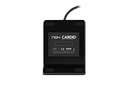 NOX XTREME PRODUCTS ▫️ Leitor Eletrónico de Cartões Citizen – Compatível com o Cartão de Cidadão (Portugal) e o DNI Eletrónico (Espanha), USB 2.0, Dimensões 65×85×18 mm, Preto 3