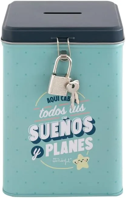 Mr. Wonderful ▫️ Meio-Caixa - Aqui cabem todos os teus planos e sonhos, WOA11753ES, Multicolorido