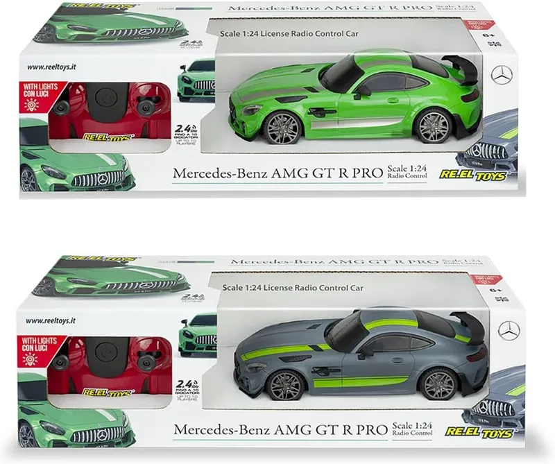 RE-EL TOYS ▫️ Rey el Toys Reel Toys: Mercedes GT R AMG, escala 1:24, 2,4 GHz, produtos promocionais
