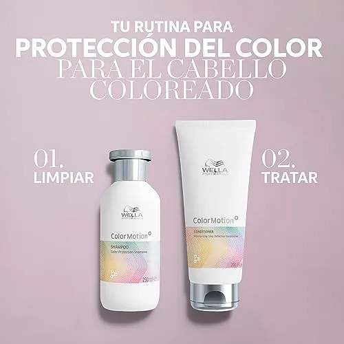 Wella Professionals ▫️ ColorMotion+ - Condicionador Hidratante para Cabelo Pintado - Intensidade da cor - Brilho e suavidade - Cabelo pintado, seco e danificado 200 ml 6