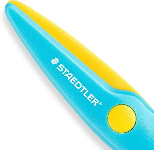 STAEDTLER ▫️ 965 40 BK Noris Junior - Tesoura de segurança para destros a partir dos 3 anos, 10 cm (embalagem de 1) 2