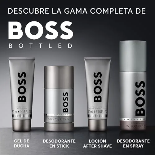 HUGO BOSS ▫️ BOSS Bottled Eau de Toilette Gel de banho para homem de 200 ml | Com uma fragrância fresca e masculina, com notas amadeiradas e frutadas 5