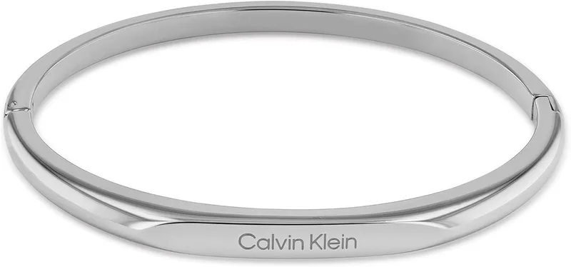 Pulseira Calvin Klein para mulher FACETED Collection em aço inoxidável - Disponível em prateado ou dourado