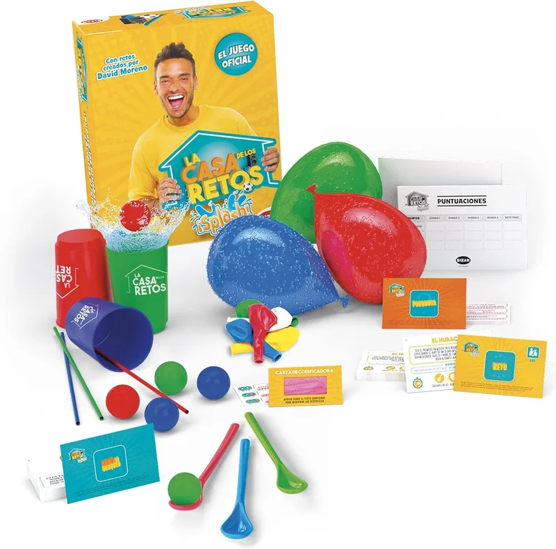 Bizak ▫️ La Casa de los Retos Splash, El Juego del Programa más Divertido de la televisión Ahora con Nuevas Pruebas, Un Juego Divertido y trepidante para Poner a Prueba a Toda la Familia (35001927)
