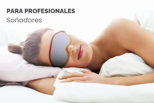 NUYX ▫️ Máscara 3D para dormir/Máscara de dormir escurecedora/Patch/Máscara para os olhos superconfortável (Cinza Lua) 2