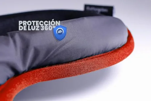 NUYX ▫️ Máscara 3D para dormir/Máscara de dormir escurecedora/Patch/Máscara para os olhos superconfortável (Cinza Lua) 3