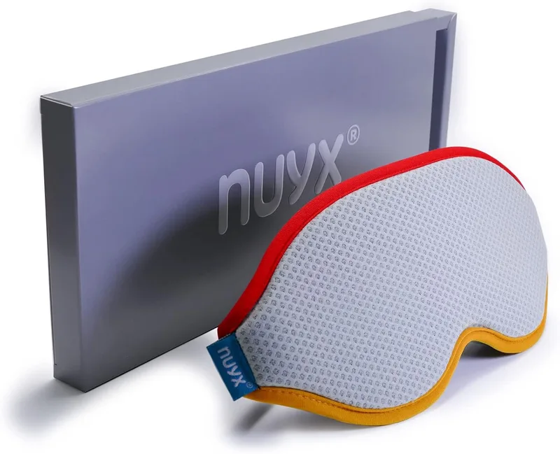NUYX ▫️ Máscara 3D para dormir/Máscara de dormir escurecedora/Patch/Máscara para os olhos superconfortável (Cinza Lua)
