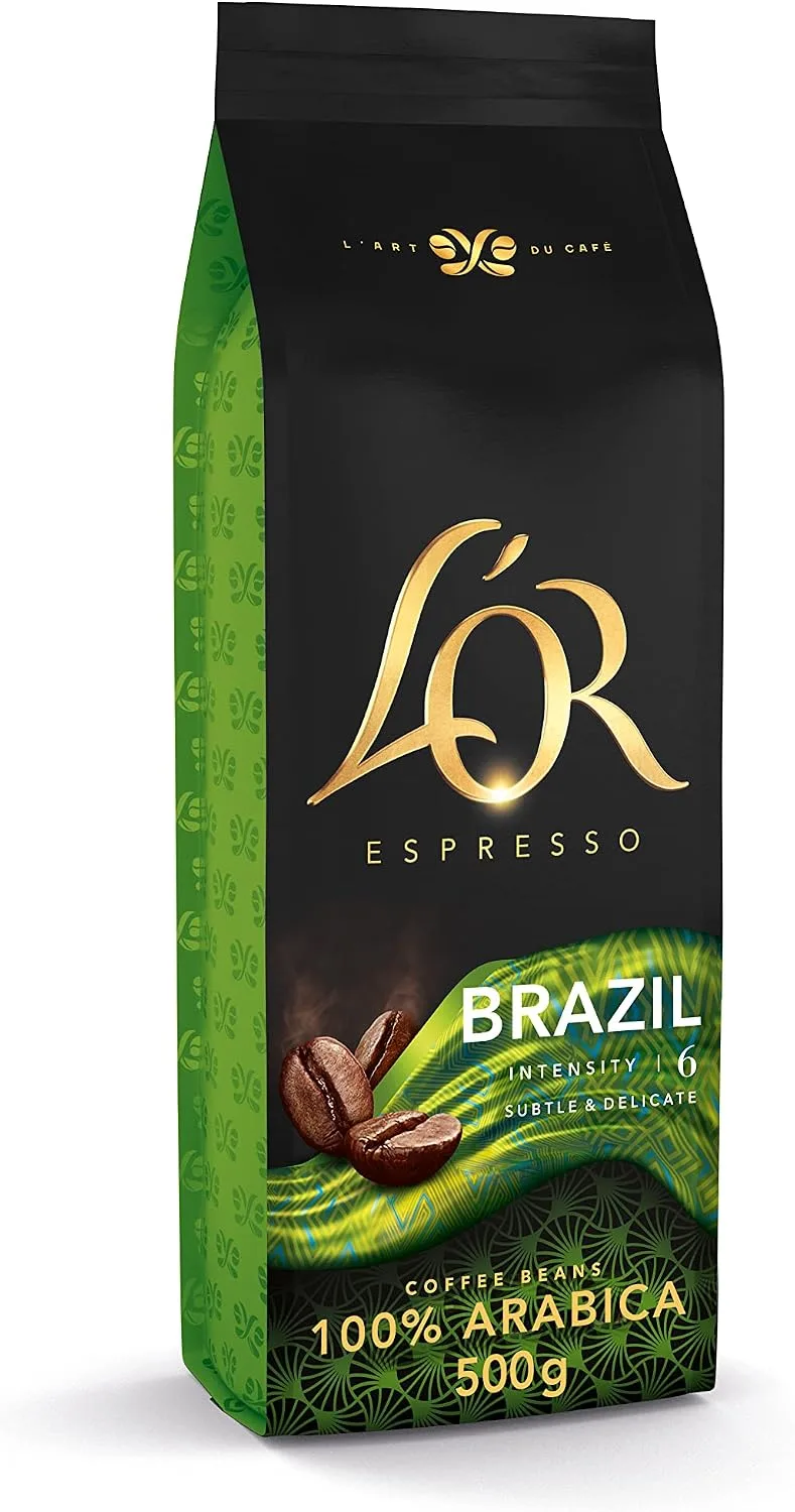 L'OR ▫️ Espresso Brazil Café em Grão Natural 100% Arábica | 500 g