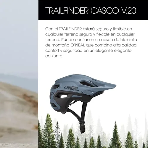 O'NEAL ▫️ Capacete de ciclismo de montanha | MTB All-Mountain | Aberturas de ventilação para arrefecimento, sistema de ajuste do tamanho, norma de segurança EN1078 | Capacete Trailfinder Split | Adulto 3