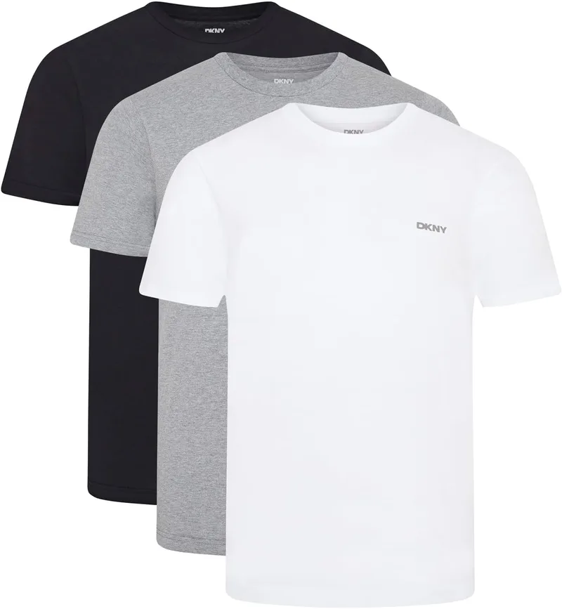 DKNY ▫️ T-Shirt Giants para homem (Conjunto de 3)