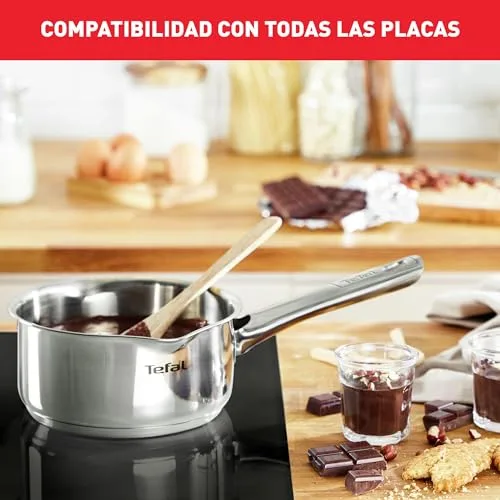 Tefal ▫️ Duetto On - Conjunto de 5 peças + 3 acessórios, aço inoxidável 6