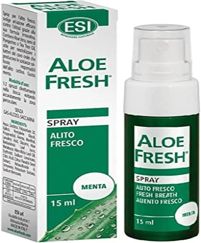 ESI ▫️ ALOE FRESH - SPRAY PARA UM ALIENTO FRESCO DE MENTA (15 ML)