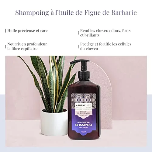 Arganicare ▫️ Duo Magnificience com óleo de figo-da-barbária - Champô 400 ml + Condicionador 400 ml 2