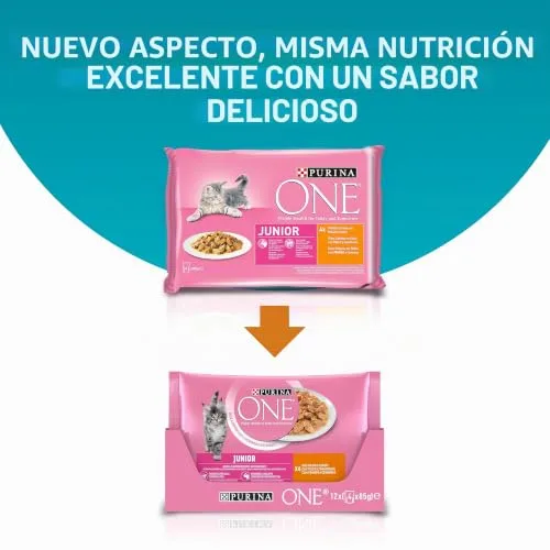 PURINA ONE ▫️ Single Serve - Junior - Frango - 4x85 g 3