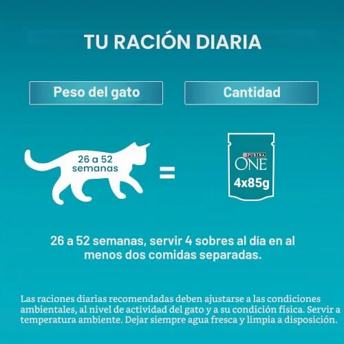 PURINA ONE ▫️ Single Serve - Junior - Frango - 4x85 g 7