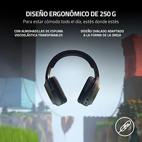 Razer ▫️ Barracuda X - Auscultadores sem fios para telemóvel e jogos multiplataforma (SmartSwitch Dual Wireless, design ergonómico, diafragmas TriForce de 40 mm, microfone cardioide) Preto 3
