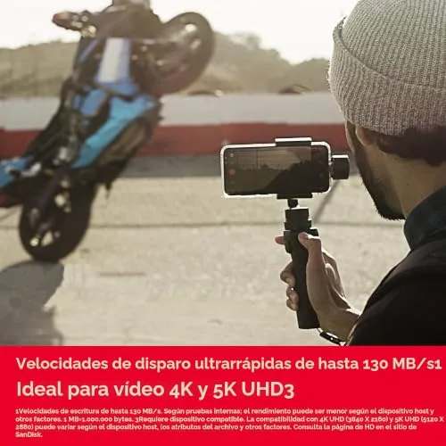 SANDISK ▫️ Extreme MicroSDXC 512 GB UHS-I A2 V30 Classe 10 com adaptador SD 3