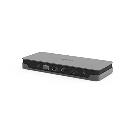 Acer ▫️ Estação de acoplamento USB-C, 2x HDMI 2.0, DisplayPort 1.4, Ethernet 6