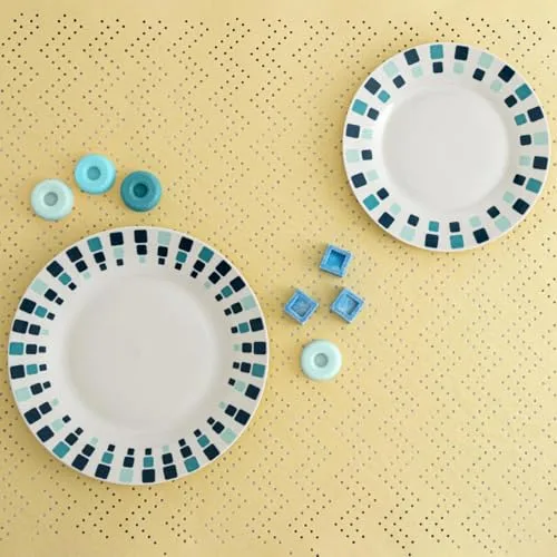 Quid ▫️ Conjunto de louça de porcelana Simetric, 18 peças – para 6 pessoas, branco, modelo único 3