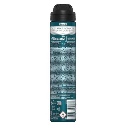Rexona ▫️ Desodorizante em Aerossol Proteção Avançada 72h Invisible Black & White Antitranspirante para homem 200 ml - Embalagem de 6 3