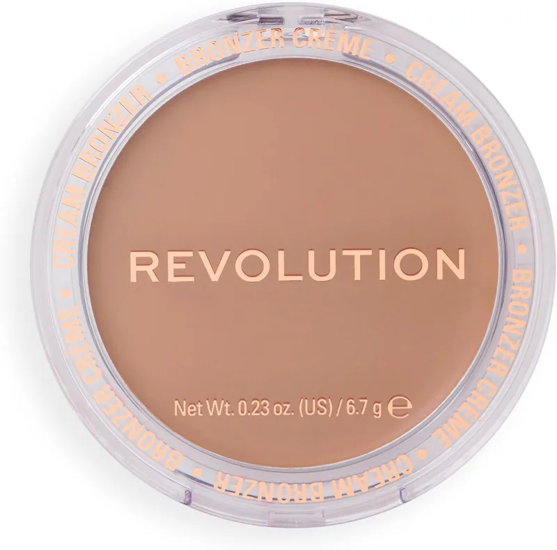 Revolution Beauty London ▫️ Makeup Revolution, Ultra Cream Bronzer, Light, para tons de pele claros, 6,7 g