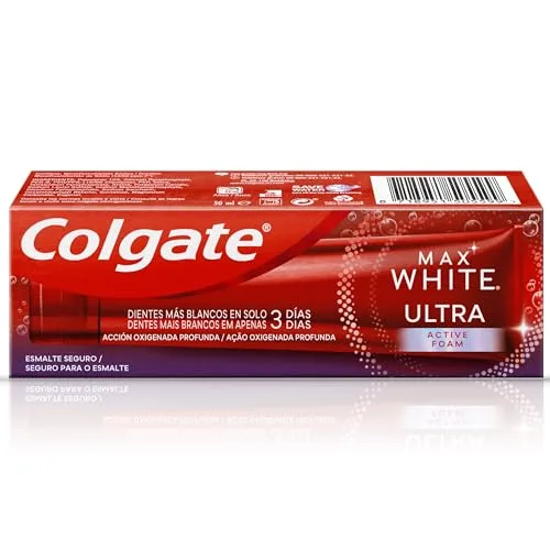 COLGATE MAX WHITE ▫️ Pasta de dentes Ultra Active Foam, 50 ml 2